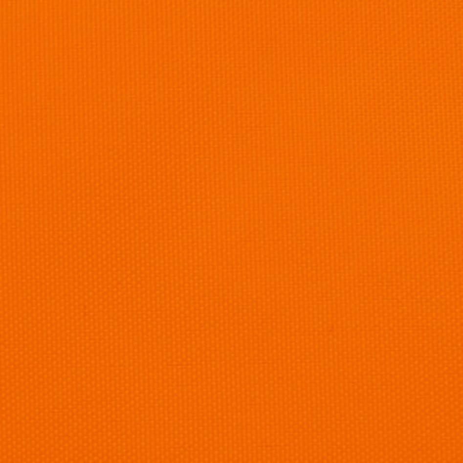 Toldo de vela cuadrado tela Oxford naranja 5x5