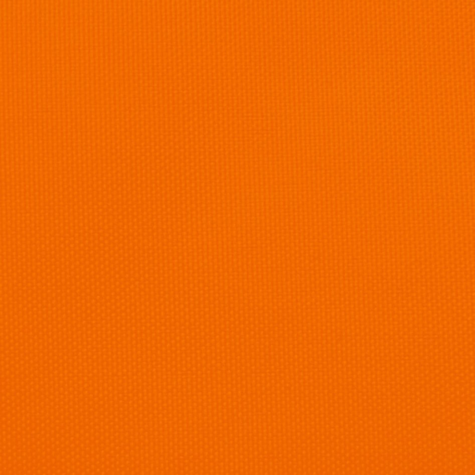 Toldo de vela triangular tela Oxford naranja 6x6x6