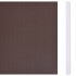 Panel de valla de PVC marrón 70x0,19