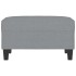 Reposapiés de tela gris claro 70x55x41