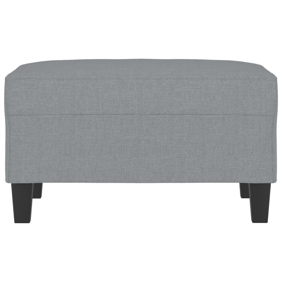 Reposapiés de tela gris claro 70x55x41