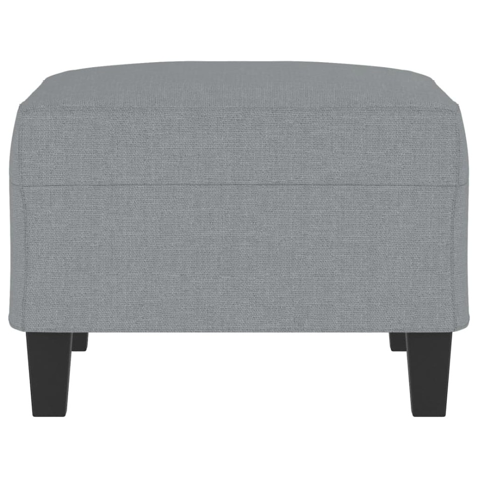 Reposapiés de tela gris claro 70x55x41