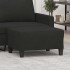 Reposapiés de tela negro 70x55x41