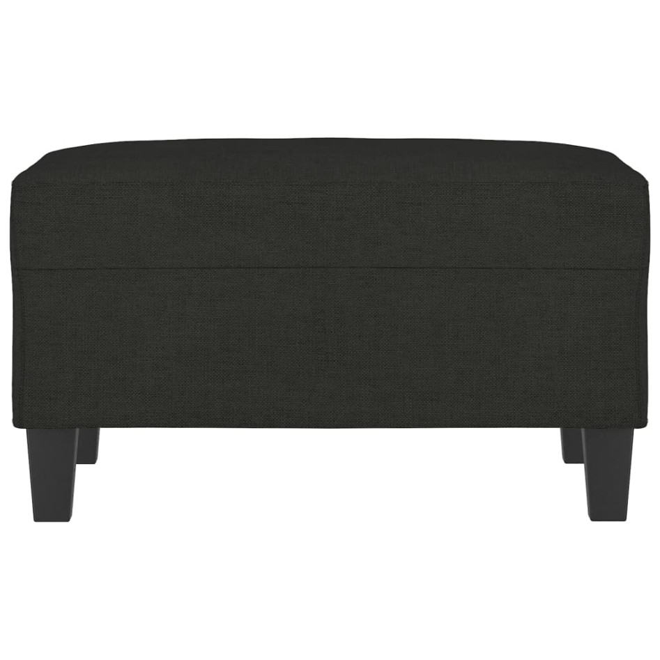 Reposapiés de tela negro 70x55x41