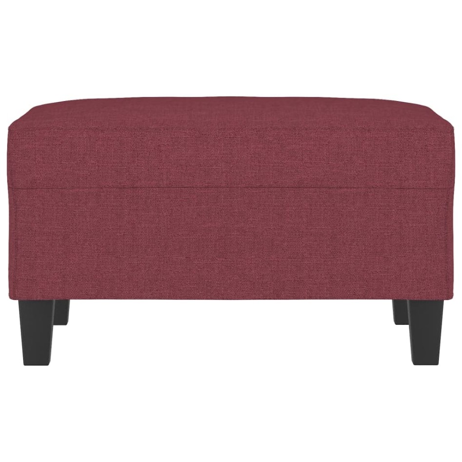Reposapiés de tela rojo tinto 70x55x41