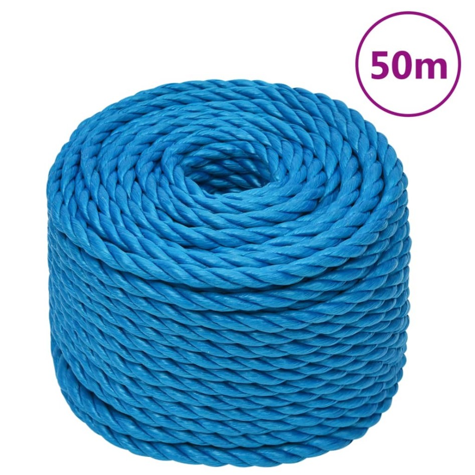 Cuerda de trabajo polipropileno azul 20 mm 50