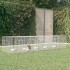 Jaula para conejos 5 paneles hierro galvanizado 273x79x54