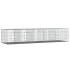 Jaula para conejos 5 paneles hierro galvanizado 273x79x54