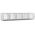 Jaula para conejos 5 paneles hierro galvanizado 273x79x54