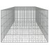 Jaula para conejos 5 paneles hierro galvanizado 273x79x54