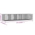 Jaula para conejos 5 paneles hierro galvanizado 273x79x54
