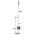Árbol rascador gatos suelo a techo gris claro 258,5-284,5