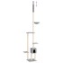 Árbol rascador gatos suelo a techo gris claro 258,5-284,5