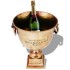 Enfriador de champán copa trofeo marrón
