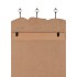Perchero de pared con 6 ganchos 120x40