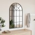 Espejo de pared arco de hierro negro 60x100