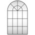 Espejo de pared arco de hierro negro 60x100