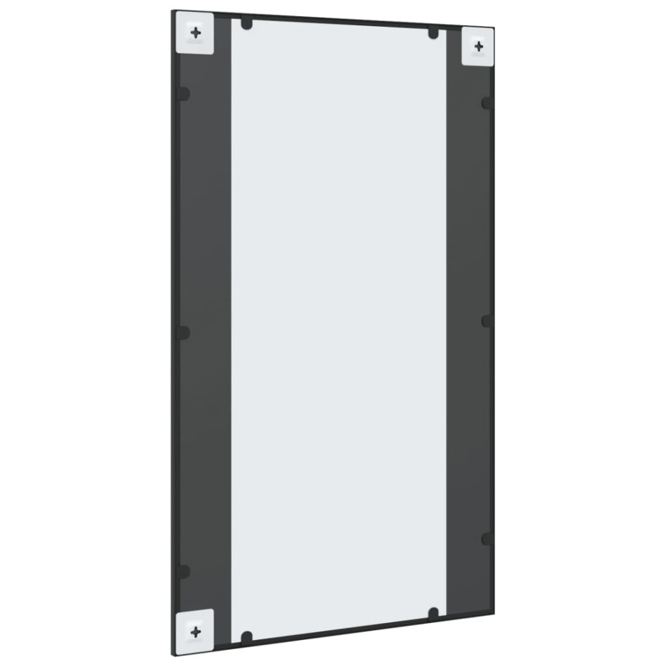 Espejo de pared rectangular de hierro negro 60x100