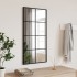 Espejo de pared rectangular de hierro negro 40x80