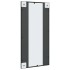 Espejo de pared rectangular de hierro negro 40x80