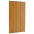 Panel de tejado acero galvanizado color madera 12 uds 80x45