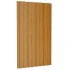 Panel de tejado acero galvanizado color madera 12 uds 80x45
