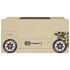 Mesa y sillas infantiles 3 pzas diseño coche todoterreno