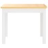 Mesa y silla infantil 3 pzas MDF blanco y