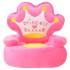 Silla de peluche para niños princesa