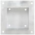 Anclajes para postes 4 unidades metal galvanizado 141