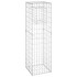 Cestas postes de gaviones 2 unidades hierro 40x40x140