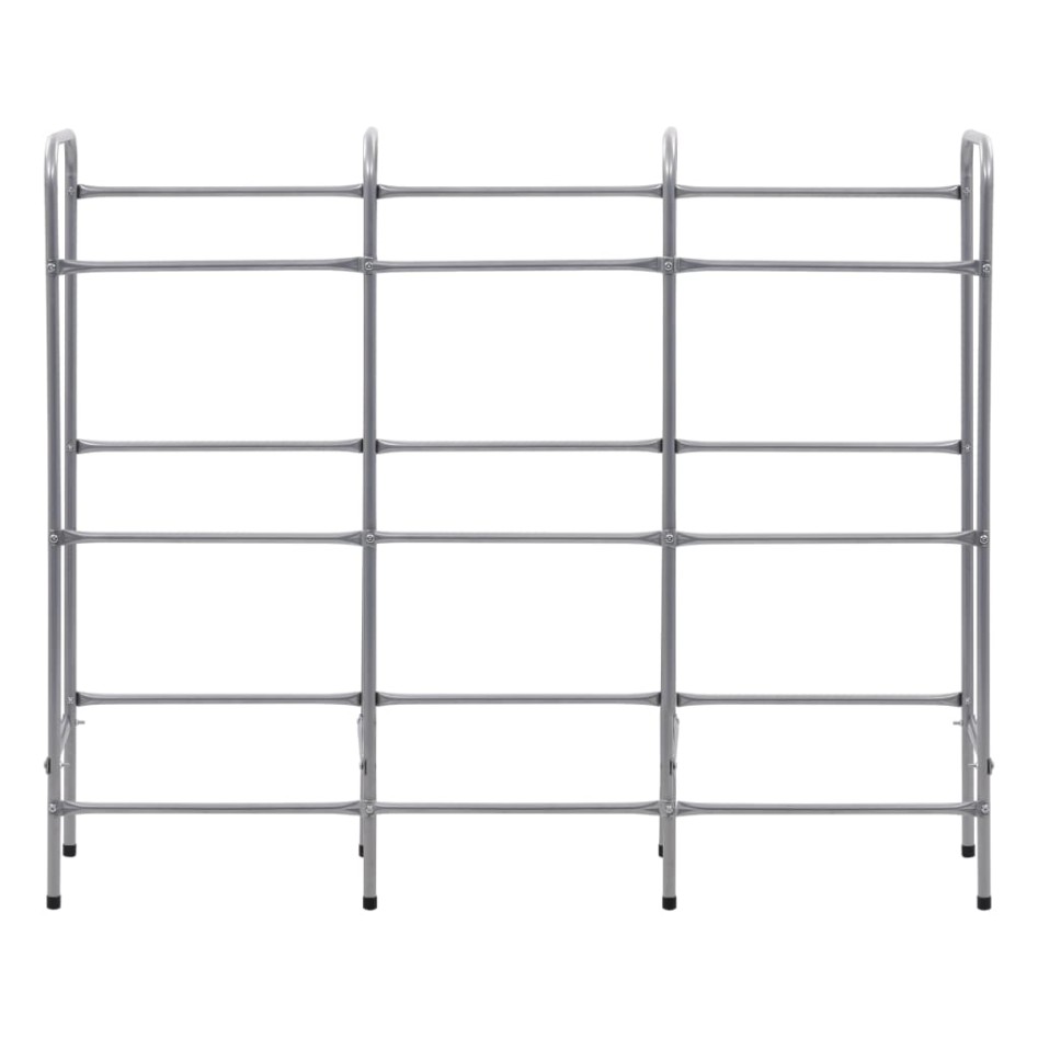 Estantería almacenaje para 9 cajas acero plateado 145x33x116