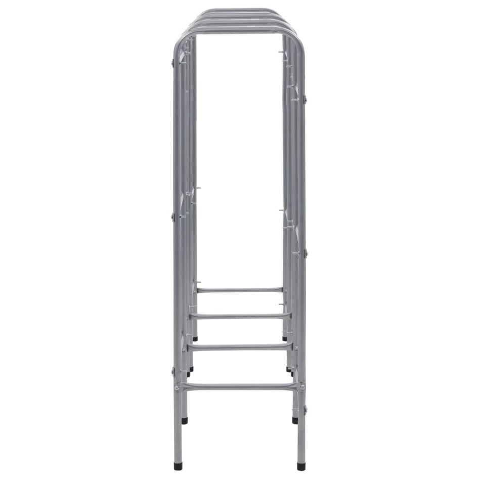 Estantería almacenaje para 9 cajas acero plateado 145x33x116