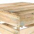 Mesas de palés para jardín 2 uds madera de pino