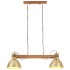 Lámpara colgante industrial 25 W latón 109 cm