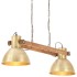 Lámpara colgante industrial 25 W latón 109 cm