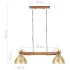 Lámpara colgante industrial 25 W latón 109 cm