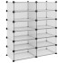 Zapatero PP transparente 94,5x36,5x106