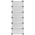 Zapatero PP transparente 94,5x36,5x106