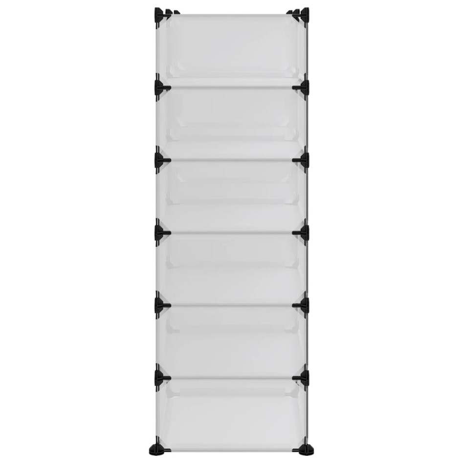 Zapatero PP transparente 94,5x36,5x106