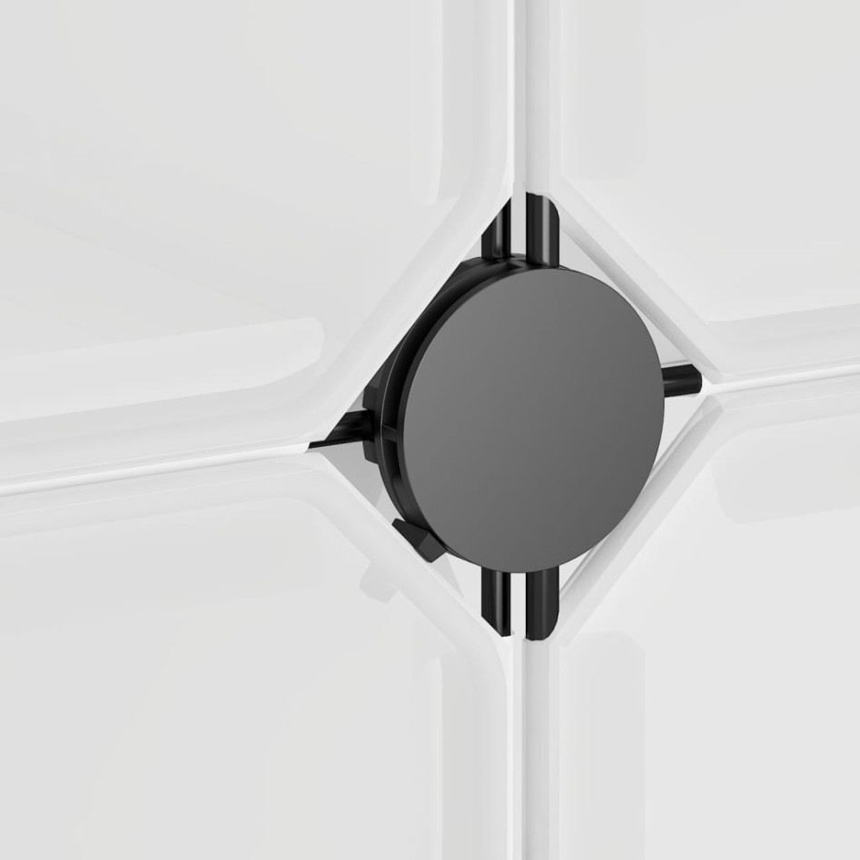 Zapatero PP transparente 94,5x36,5x106