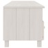 Mueble de TV HAMAR madera maciza de pino blanco 158x40x40