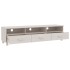 Mueble de TV HAMAR madera maciza de pino blanco 158x40x40