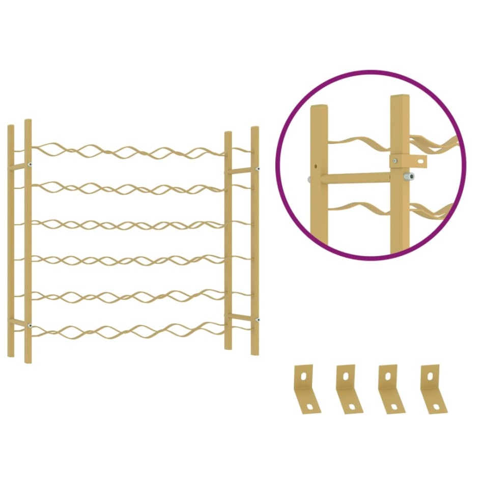 Botellero para 36 botellas de metal