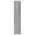Mueble zapatero madera contrachapada gris Sonoma 59x17x81