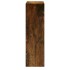 Mueble zapatero madera contrachapada roble ahumado 63x24x81