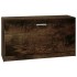 Banco zapatero madera contrachapada roble ahumado 80x24x45