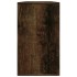 Banco zapatero madera contrachapada roble ahumado 80x24x45