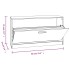 Banco zapatero madera contrachapada roble ahumado 80x24x45
