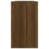 Banco zapatero madera contrachapada marrón roble 80x24x45